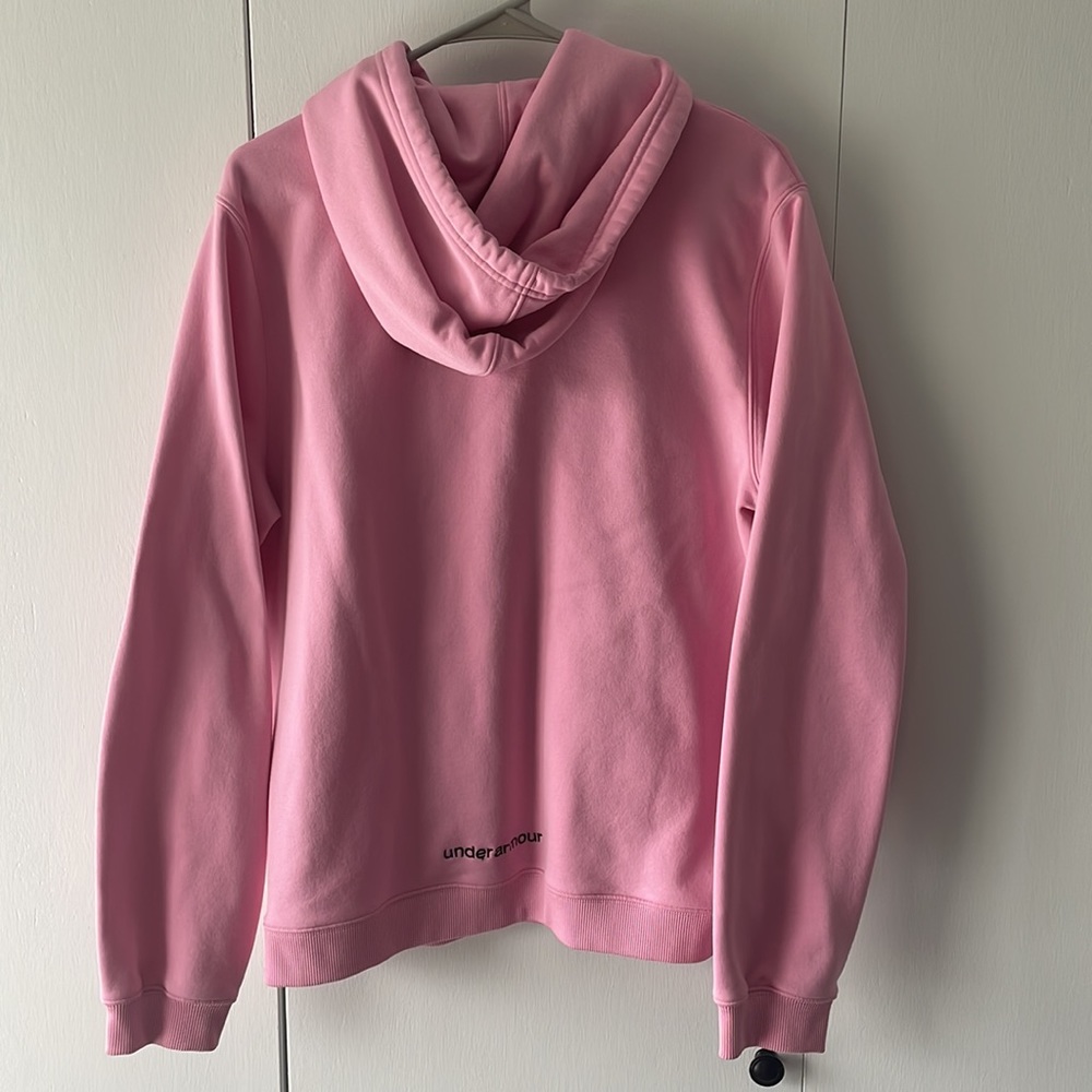 Under Armour Size Large Pink Hoodie - Picture 2 of 9